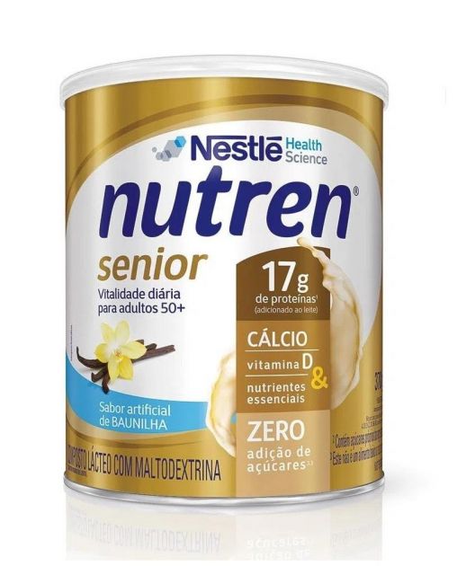 Suplemento Alimentar Nutren Senior Sabor Baunilha 370g - Nestlé