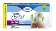 Tena Pants Confort - Fralda Geriátrica de Vestir - Pacote com 24 Unidades  -  Tamanhos P/M - G/EG