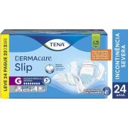 Tena Slip Dermacare G com 24 unidades 
